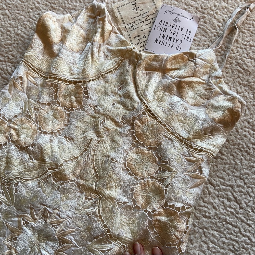 NWT Free People Electric Muse Crochet Mini, 4 - Picture 5 of 14